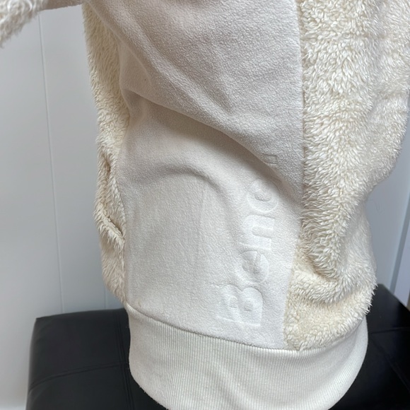 Bench cream fleece hoodie zip up. - Picture 8 of 16